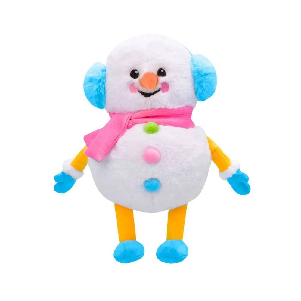 NEW ISCREAM kid's cozy snowman plush in multi